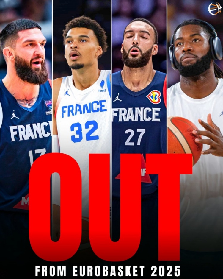 内线告急！文班&amp;戈贝尔&amp;莱索尔&amp;普瓦里耶缺阵 仅剩亚布塞莱&amp;萨尔